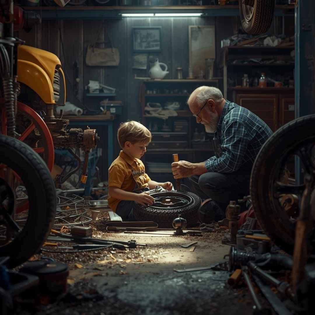 Garaż wujka - pierwsze kroki w wulkanizacji